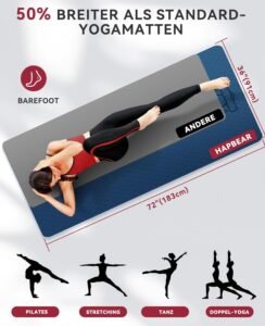 Breite Yogamatte für Zuhause - Amazon Yoga Zubehör