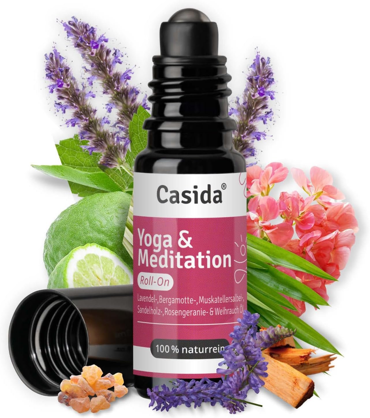 Casida Yoga und Meditation Roll-On ätherisches Öl
